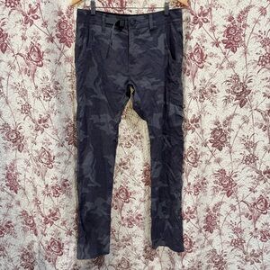 prAna Stretch Zion Camo Hiking Pants Gray 31x32